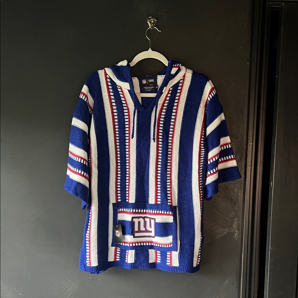 New York Giants Official Striped Women's Poncho